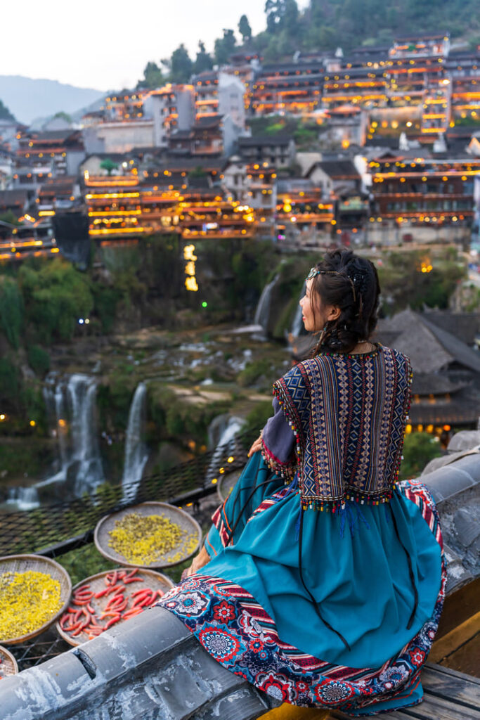 Mujer en china