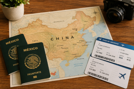 Cómo tramitar la visa para China siendo mexicano: guía completa 2026